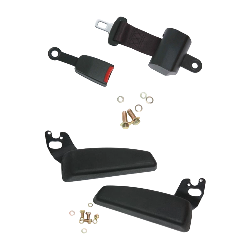 BF1-1 Dura Ergonomic Certified Forklift Sedem pro Combustione Interna Forklifts cum Black Vinyl