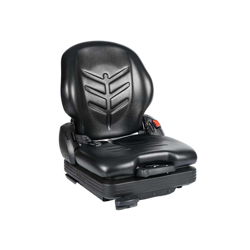 BF16 Low-Profile Vinyl Replacement Mechanica Suspensio Sedem ad Material Tractantem Forklift Equipment - Nigrum cum EN13490 IT1+ IT2